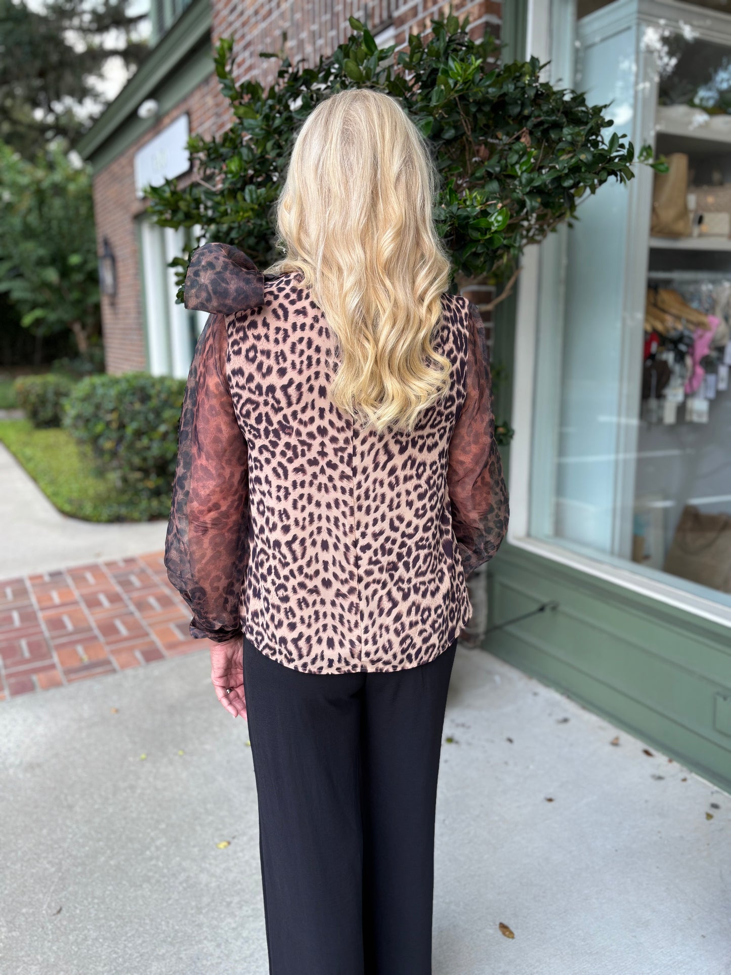 Allie Top - Animal Print