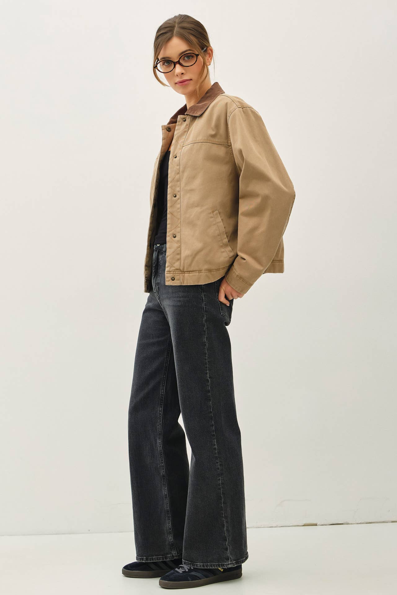Classic Accent Jacket - Taupe