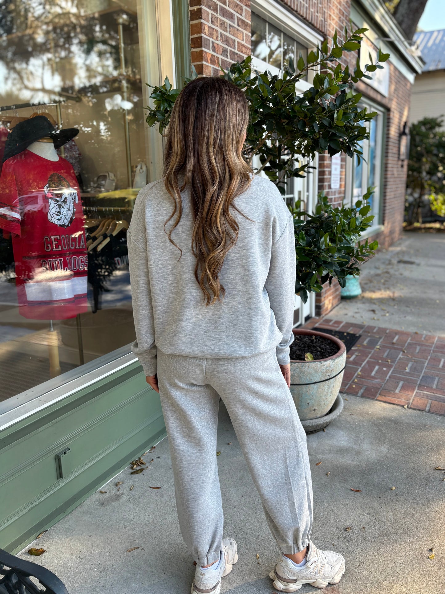 Milly Mock Neck Modal Pullover - Heather Gray