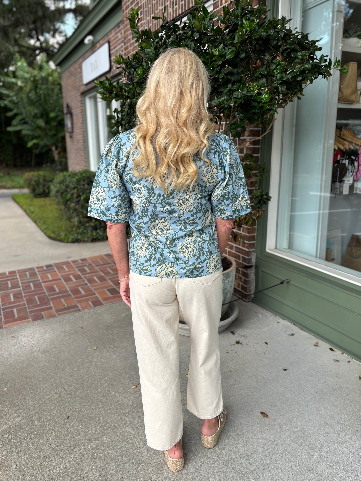 Whimsical Floral Top