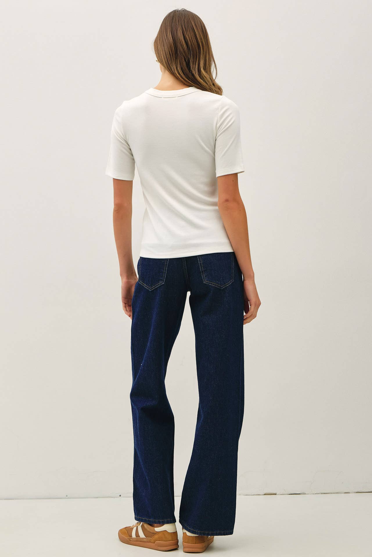 Ultra Soft Basic Short Sleeve Tee - Ivory