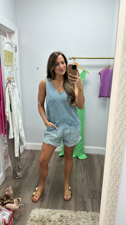 Free People - High Roller Shortall - Bright Eyes