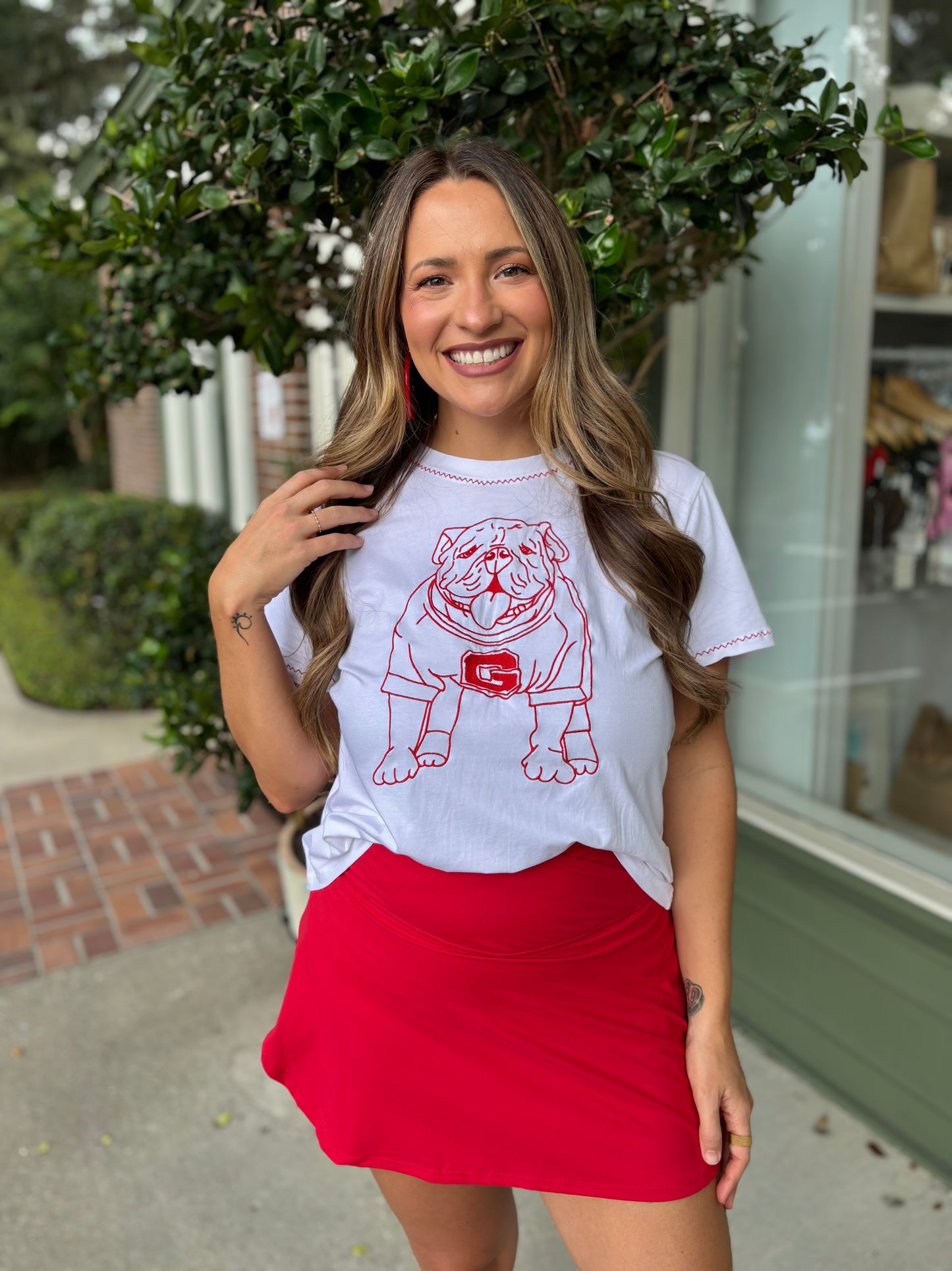 Stewart Simmons - Standing Dawg Embroidered Tee