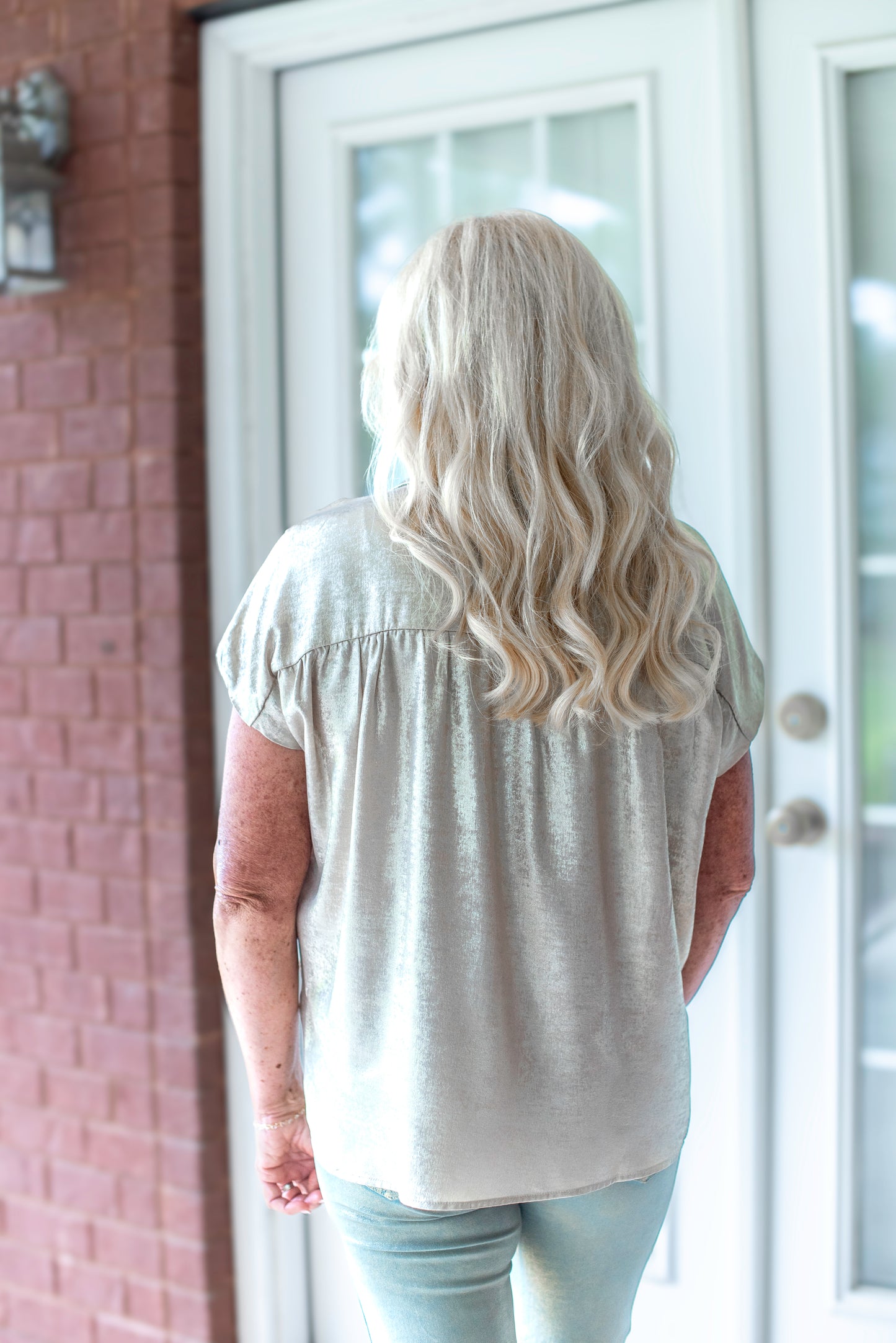 Gold Shimmer Blouse