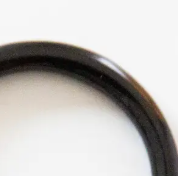 Lightweight Hypoallergenic Medium Acrylic Hoop Earrings - Black