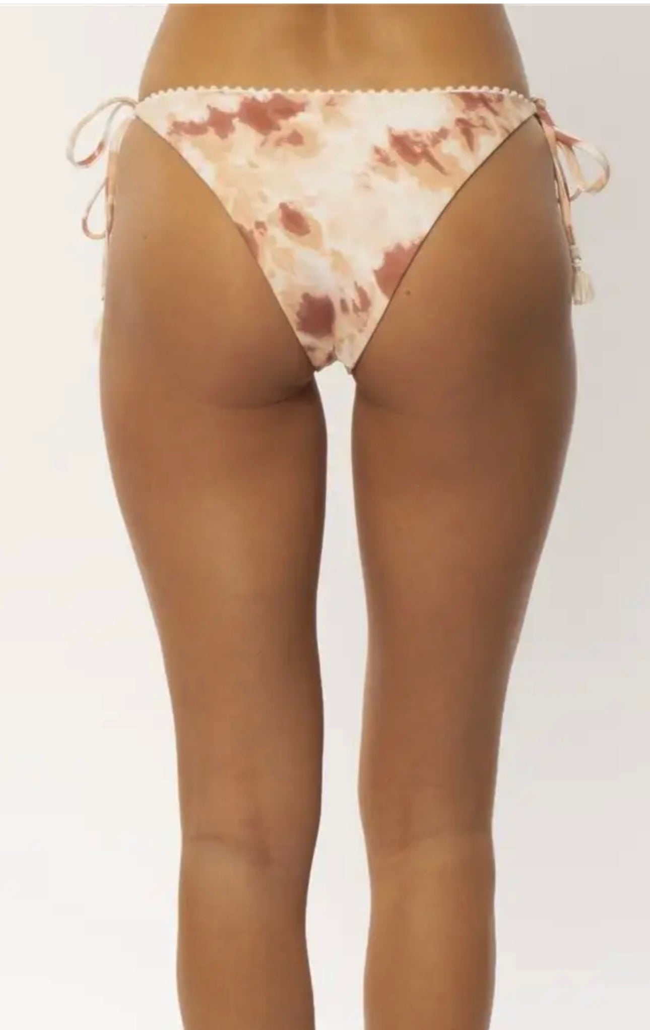 Amuse Society - Sadie Swim Tied Up Bottom - Cafe Cream