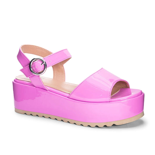 Chinese Laundry - Jump Out Platform Sandal - Pink