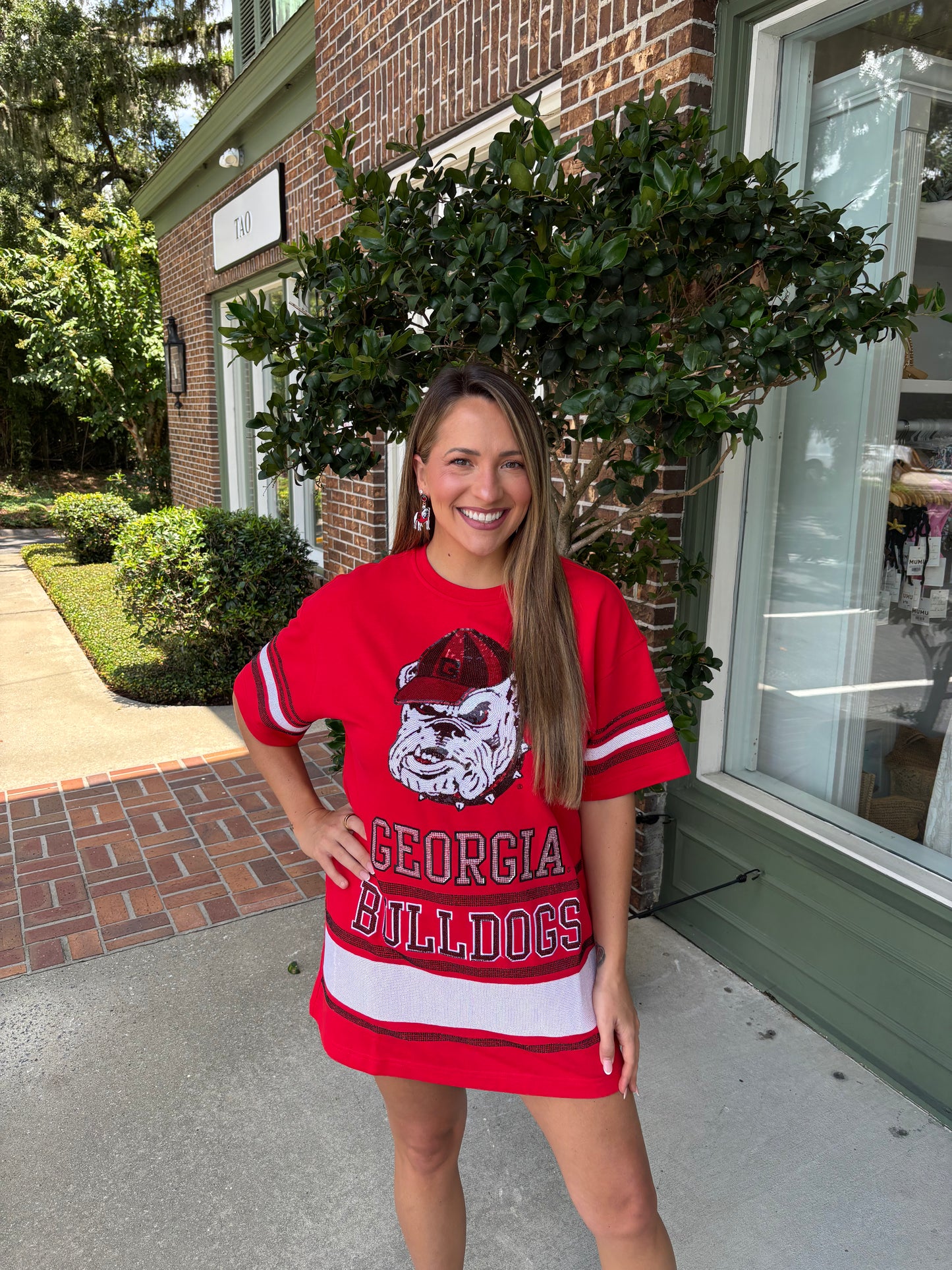 Stewart Simmons - Georgia Sideline T-Shirt Dress
