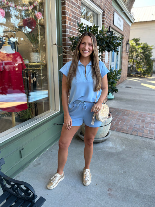 Mary Square - Stephie Top - Blue