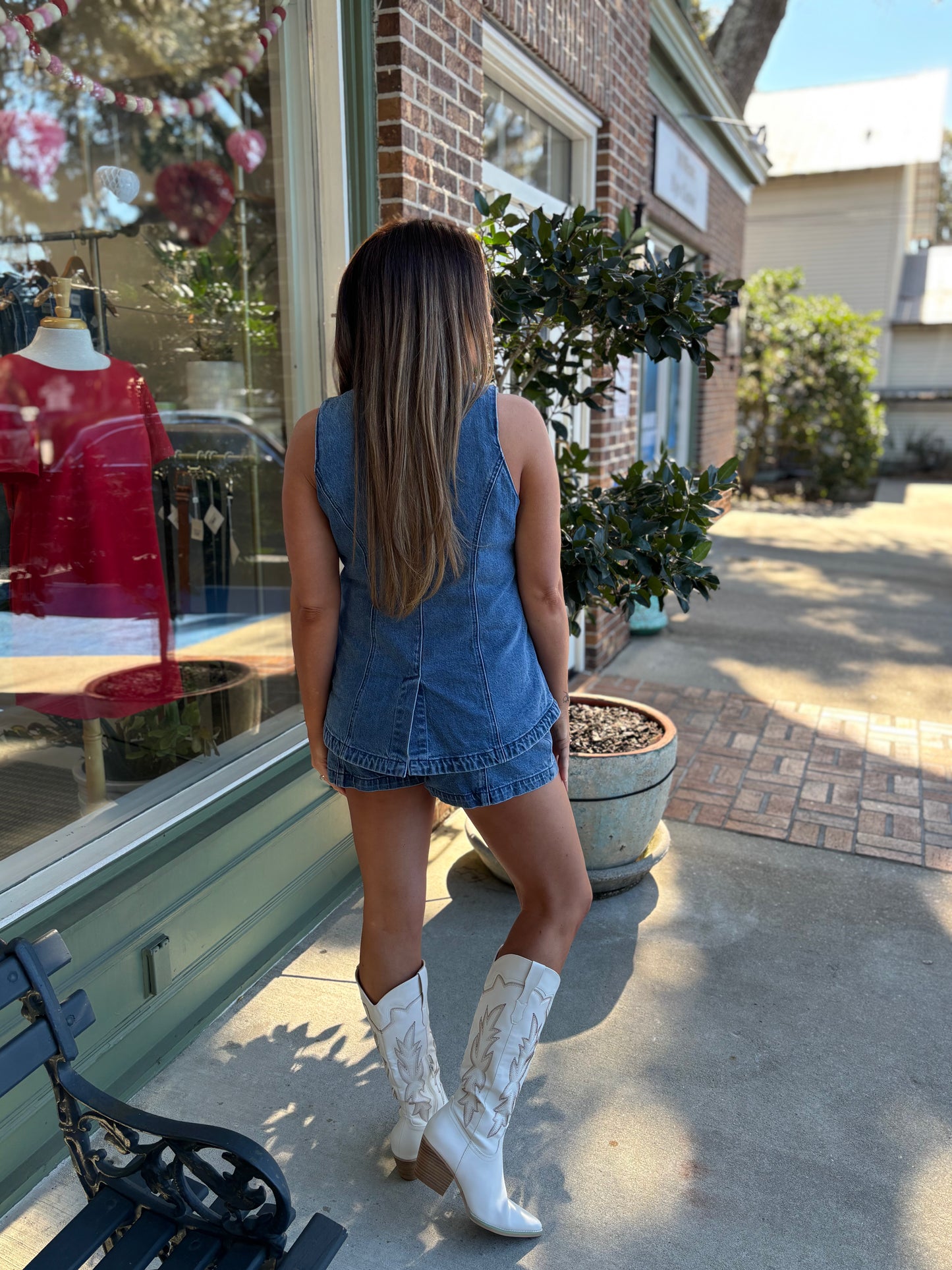 Show Me Your MuMu - Venture Out Romper - Ripple Indigo