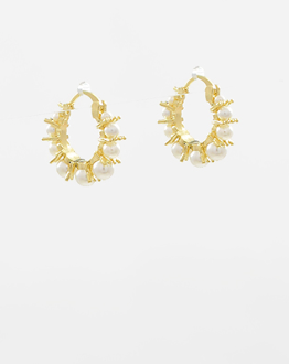 Stationed Pearl Hoops