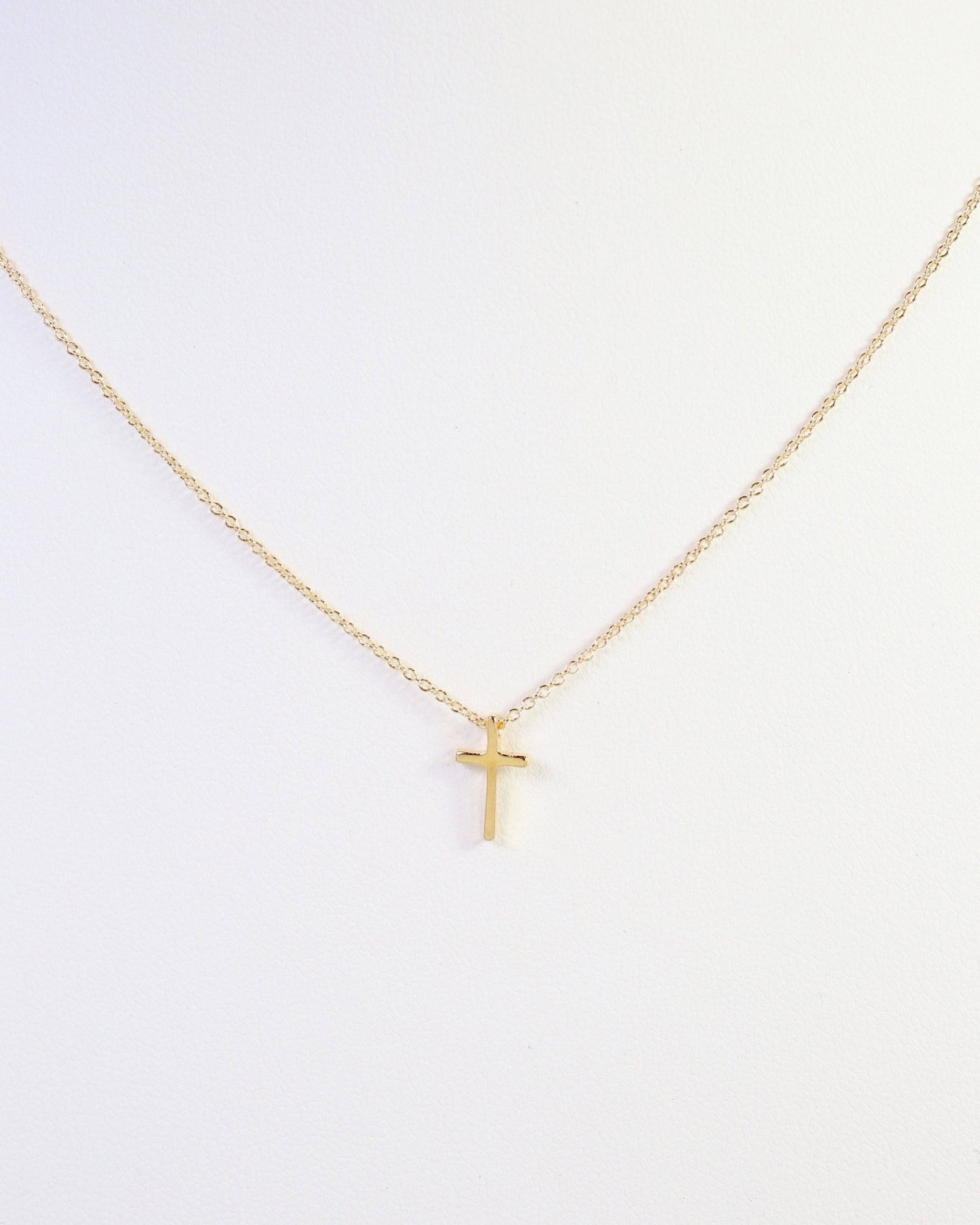 Babylon Cross Necklace WR - Gold - KJ Clothier
