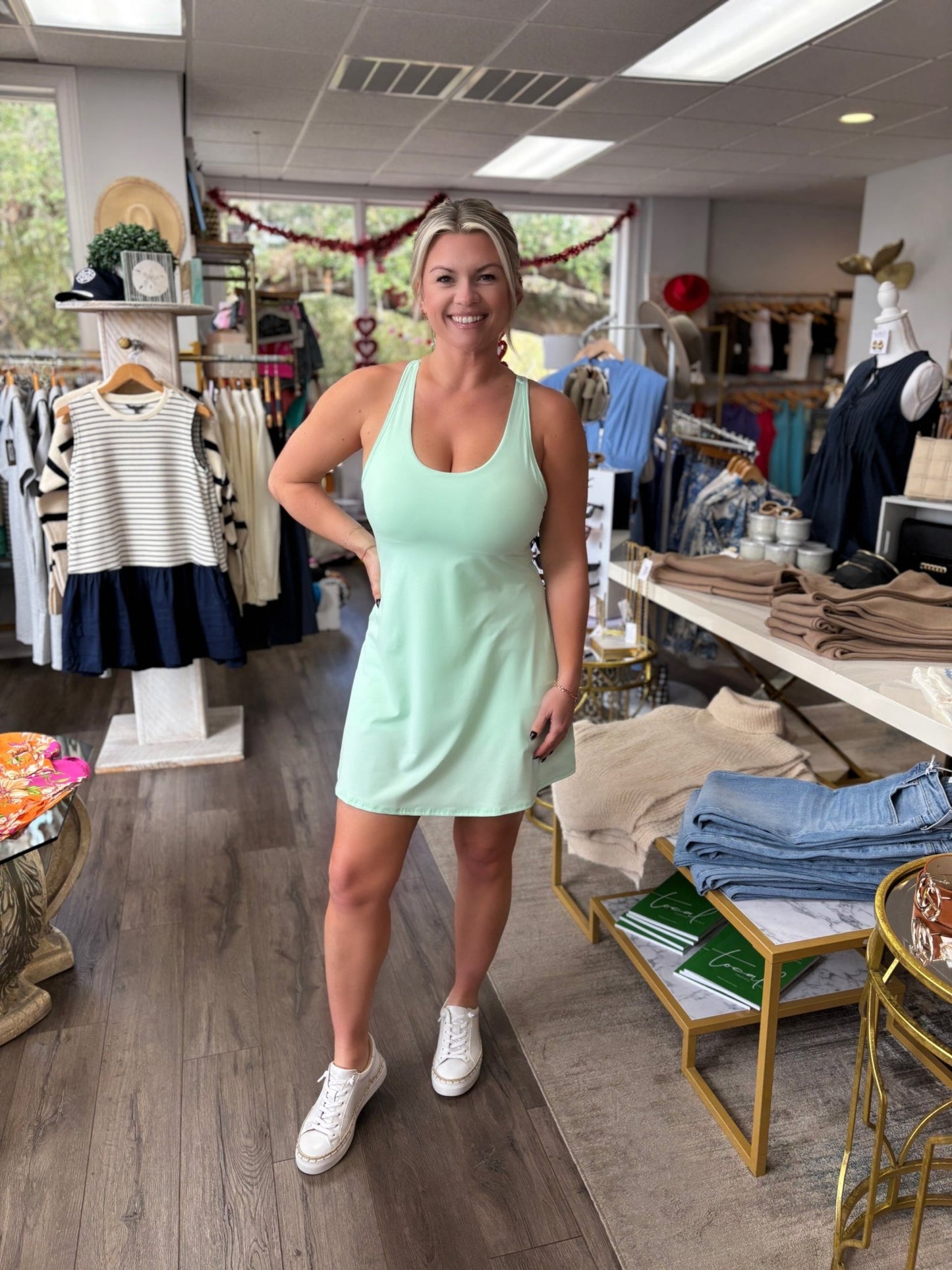 Butter Soft Active Dress - Mint - KJ Clothier
