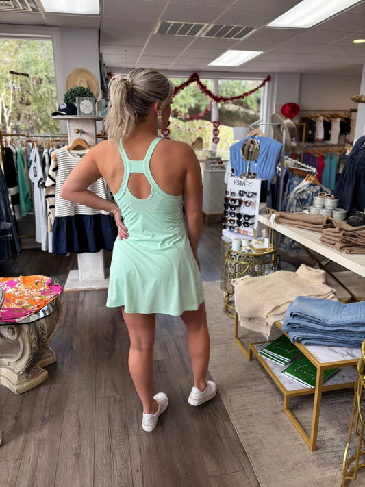 Butter Soft Active Dress - Mint - KJ Clothier