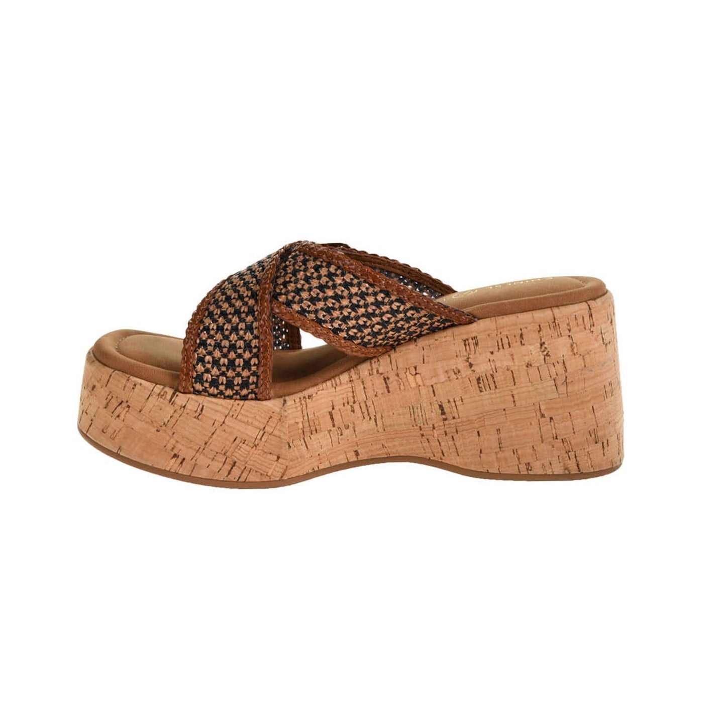 Chinese Laundry - Loulou Wedge Sandal - Brown Multi - KJ Clothier