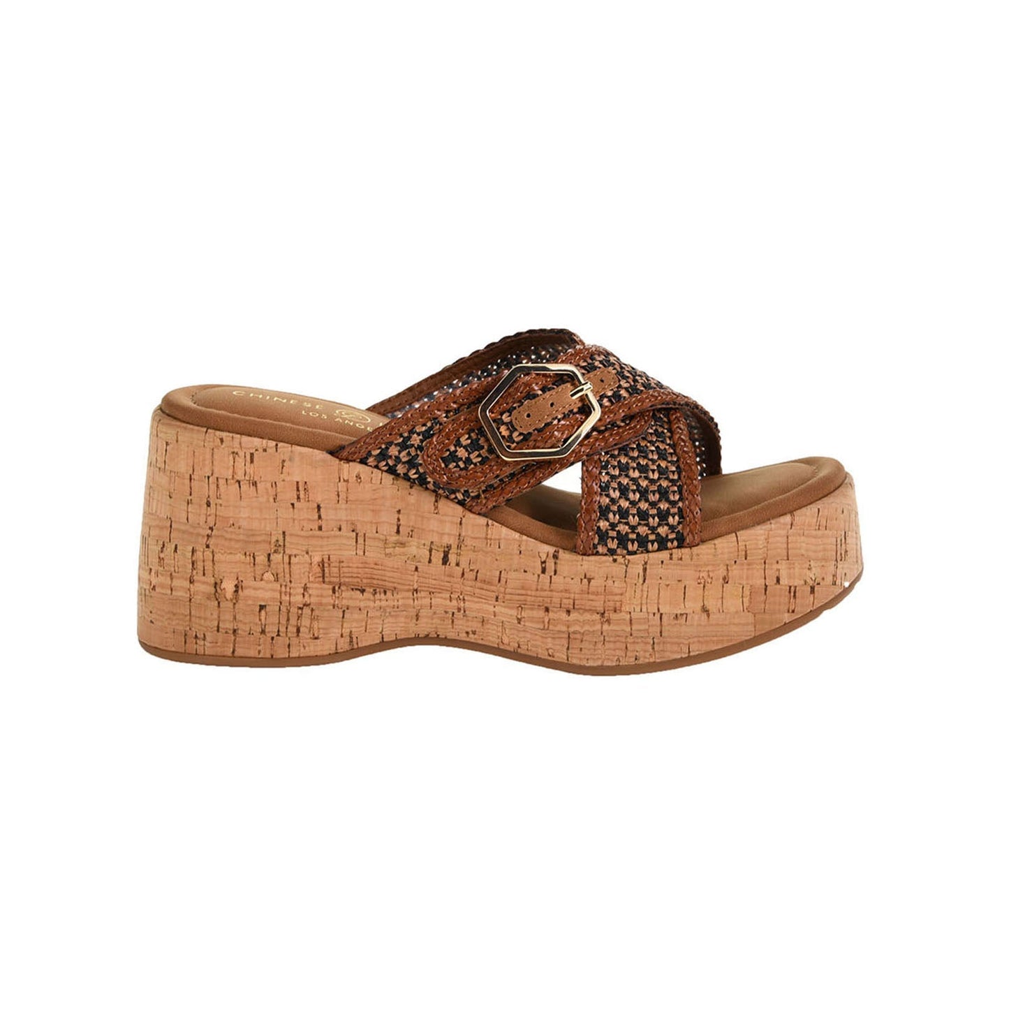 Chinese Laundry - Loulou Wedge Sandal - Brown Multi - KJ Clothier