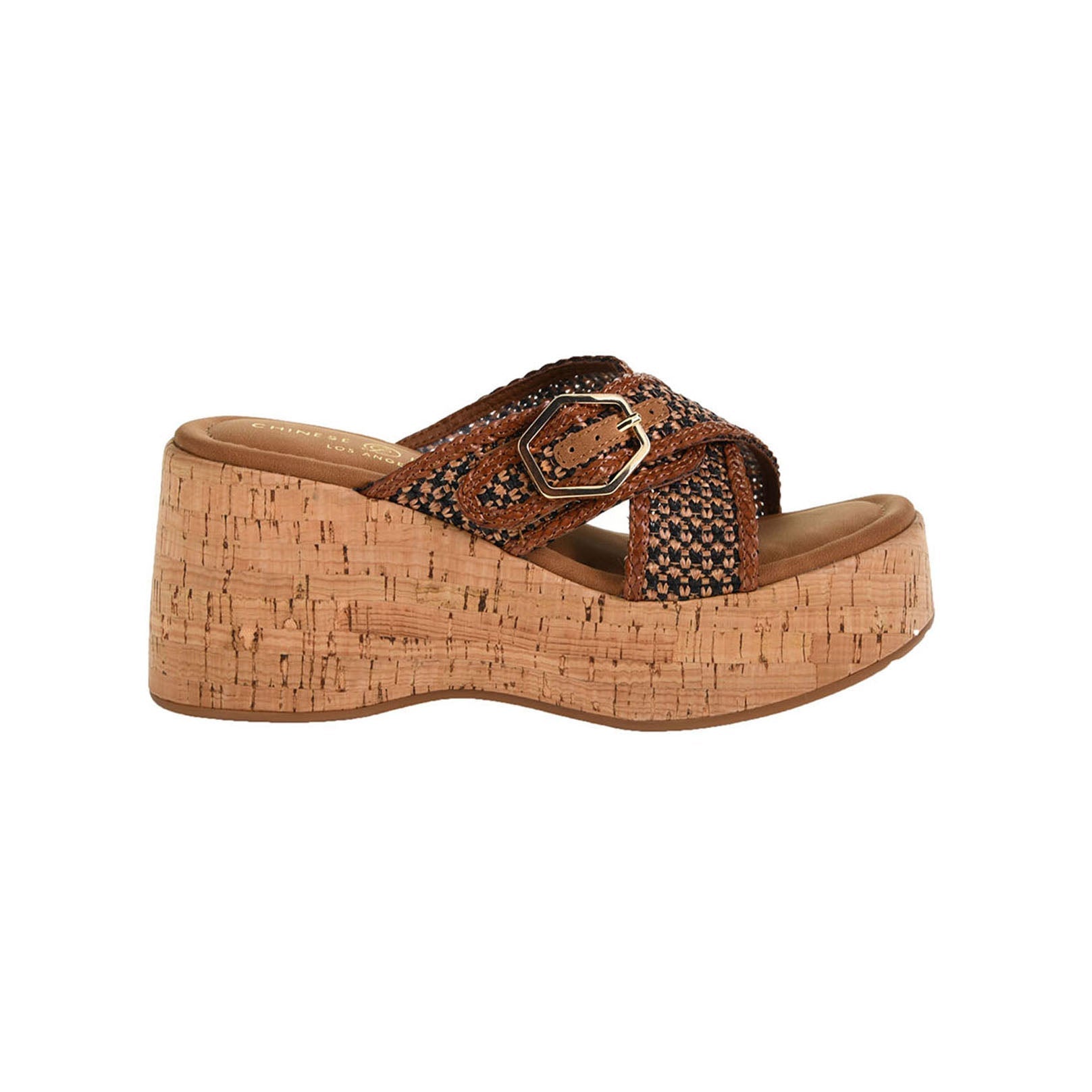Chinese Laundry - Loulou Wedge Sandal - Brown Multi - KJ Clothier