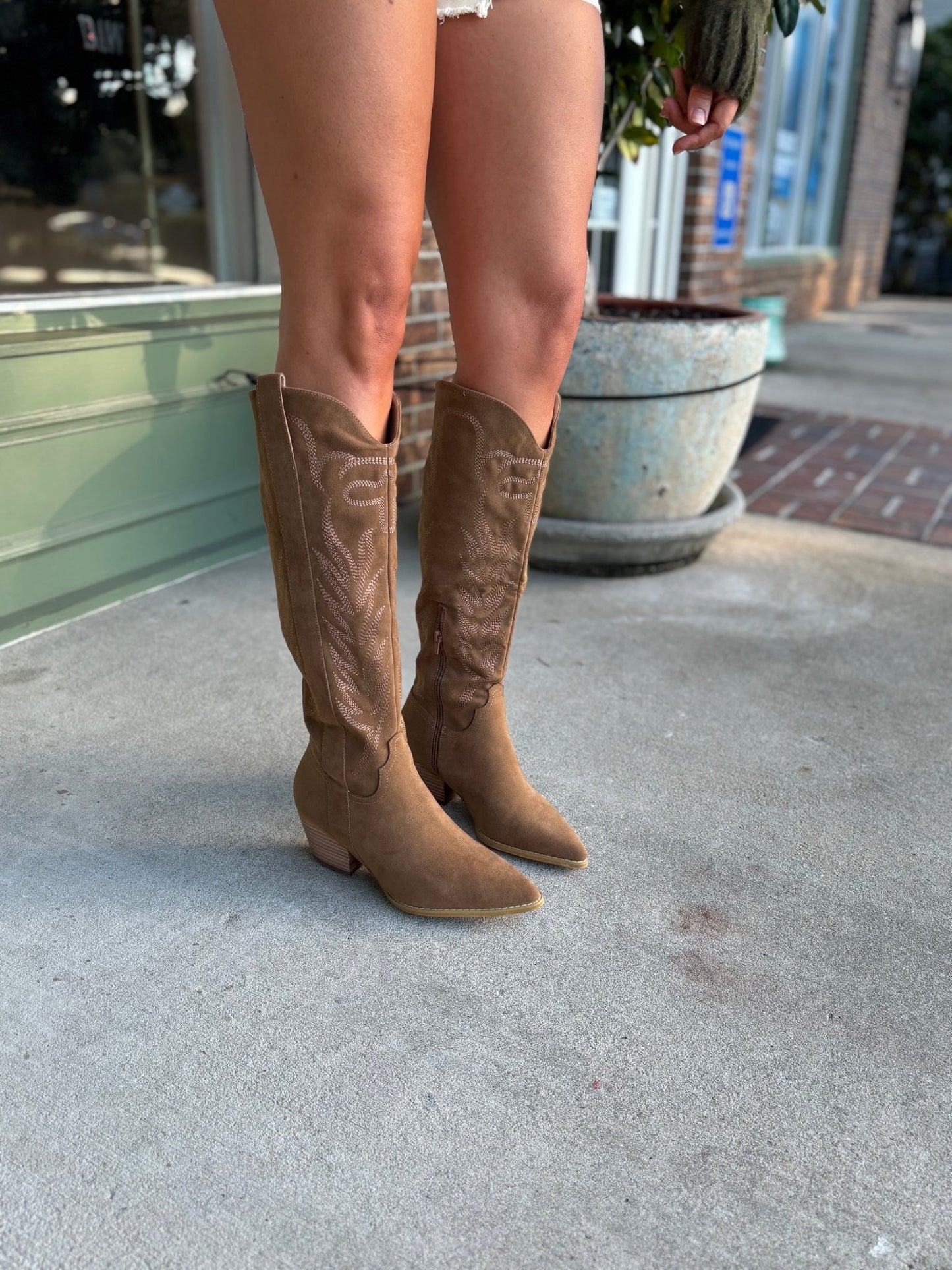 Chunky Cable Knit Sweater - Olive - KJ Clothier