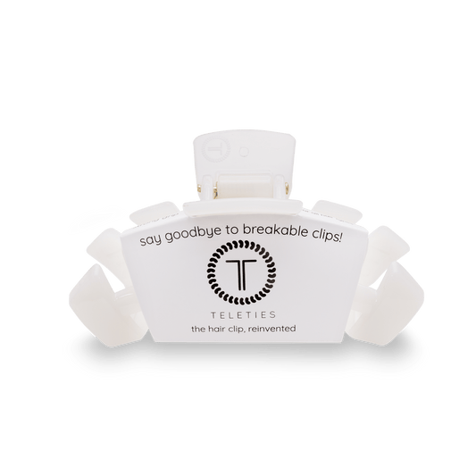 Classic Hair Clip | Medium | Coconut White - KJ Clothier