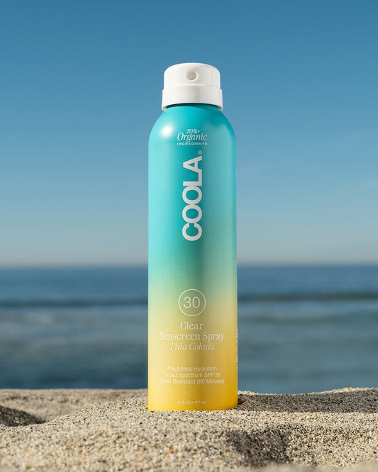 Coola - Clear Organic Sunscreen Spray - Pina Colada 30 SPF - KJ Clothier