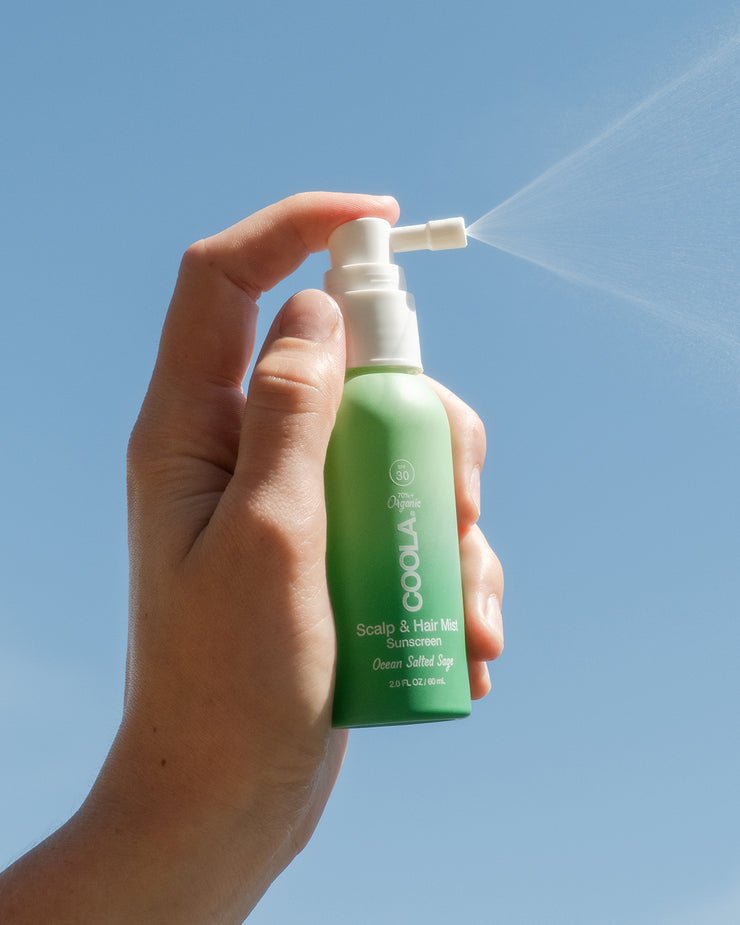Coola - Scalp & Hair Sunscreen Mist 30 SPF - Ocean Salted Sage - KJ Clothier