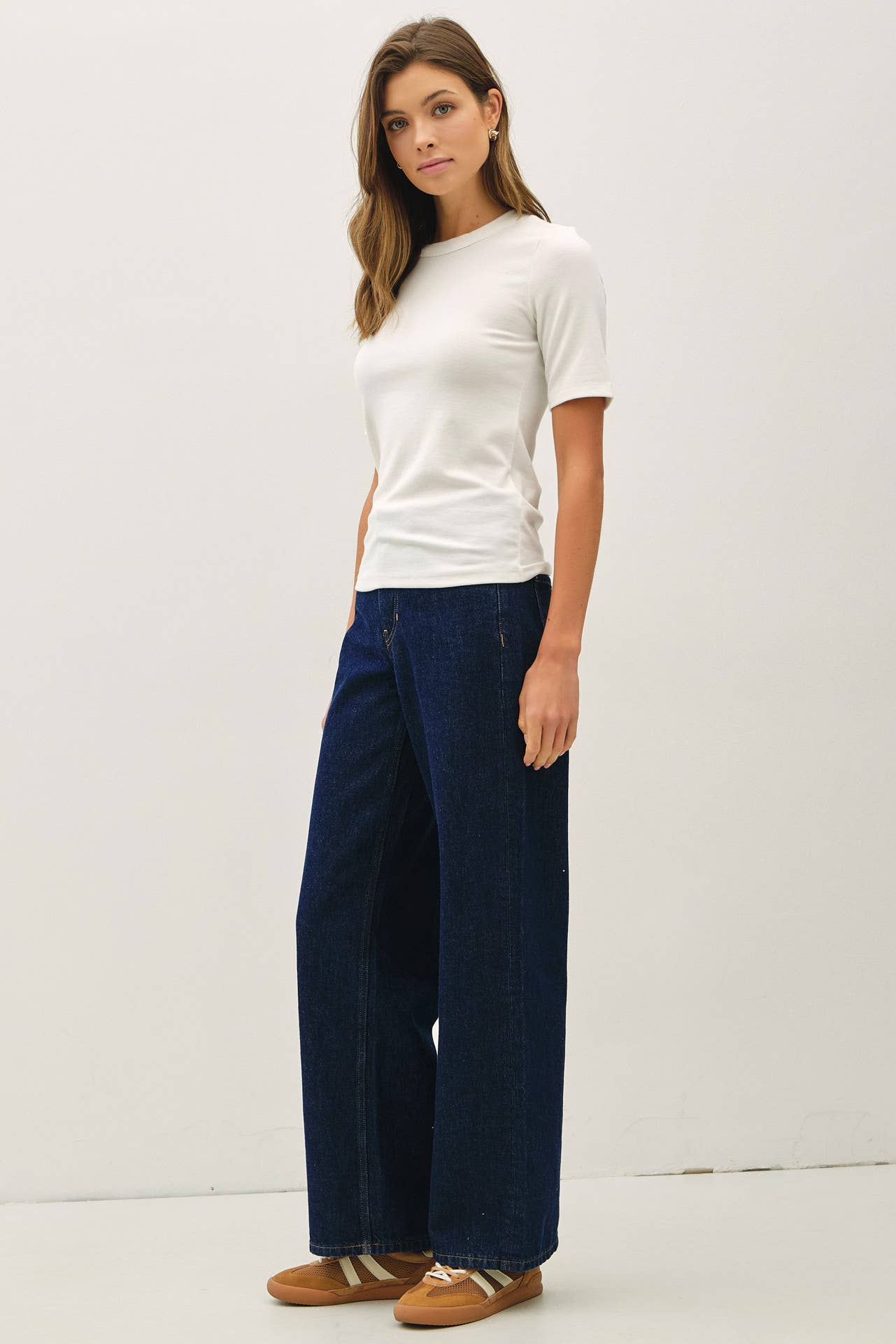 Ultra Soft Basic Short Sleeve Tee - Ivory