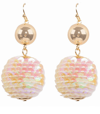 Disco Ball Sequin Earrings - KJ Clothier