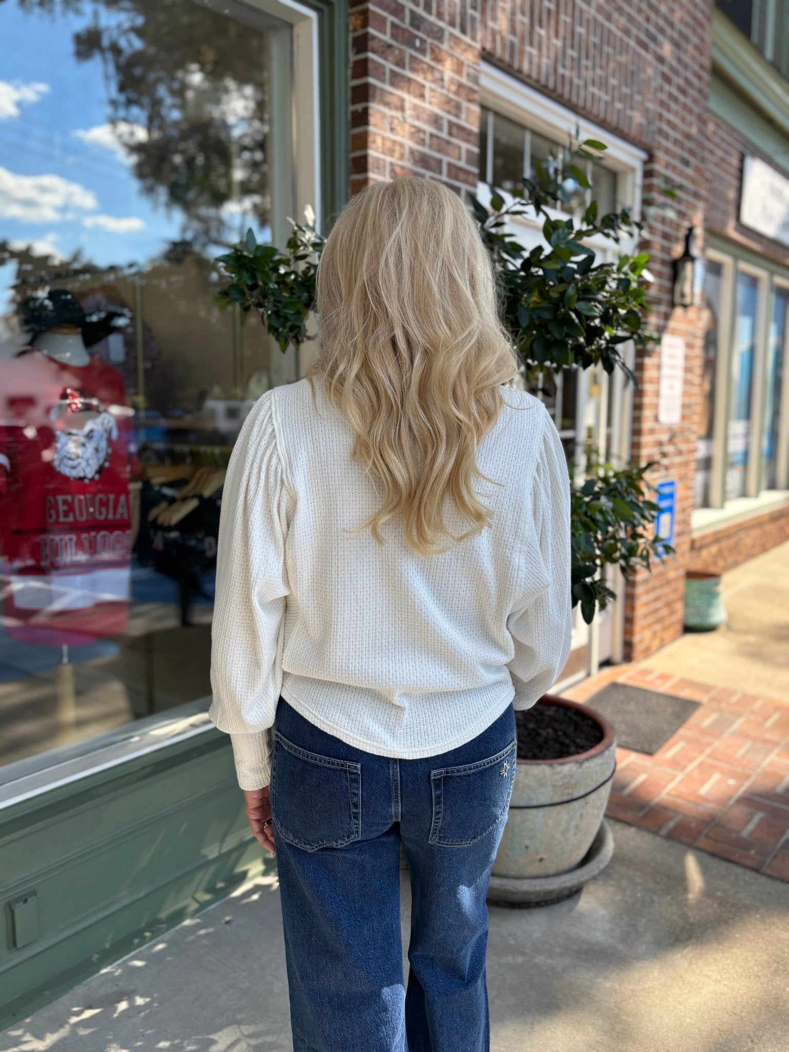Free People - Quinn Knit Top - Ivory - KJ Clothier