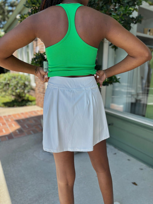 Free People - Volley Skort - White - KJ Clothier