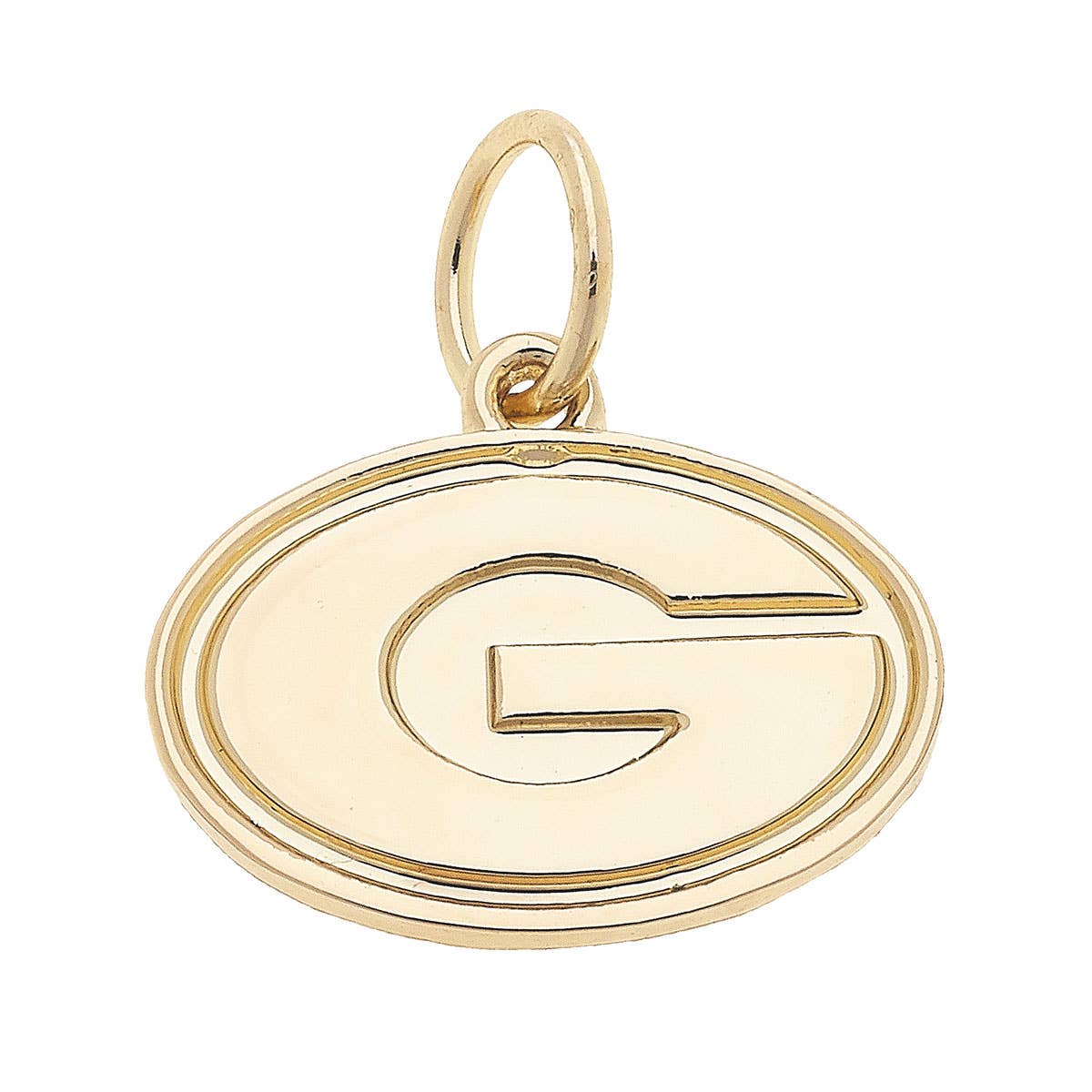 Georgia Bulldogs Shiny Gold Logo Charm - KJ Clothier