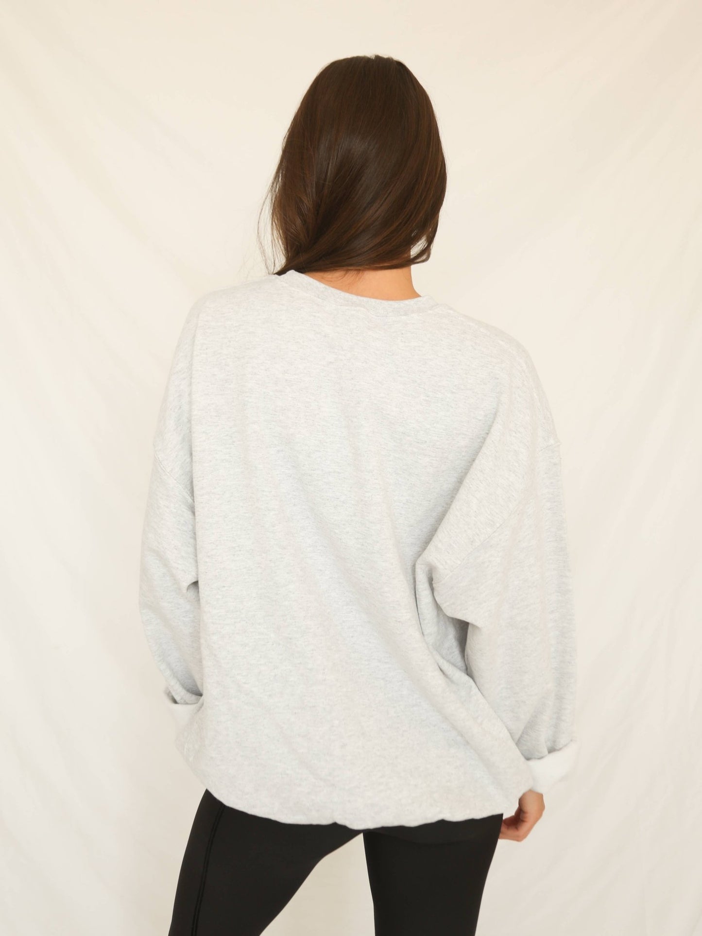 Georgia Pennant Sweatshirt - Gray - KJ Clothier