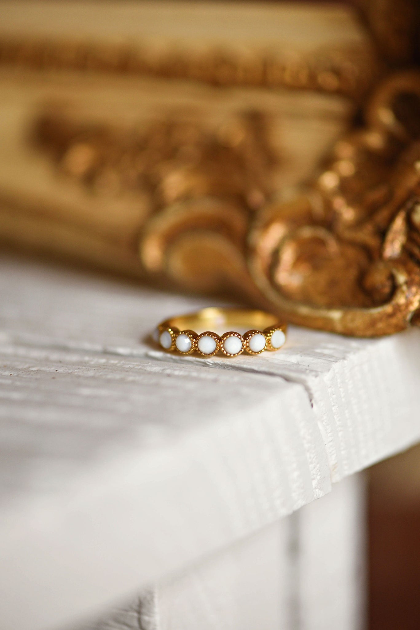 Tatum James Designs - Mini Stones Ring - Pearl