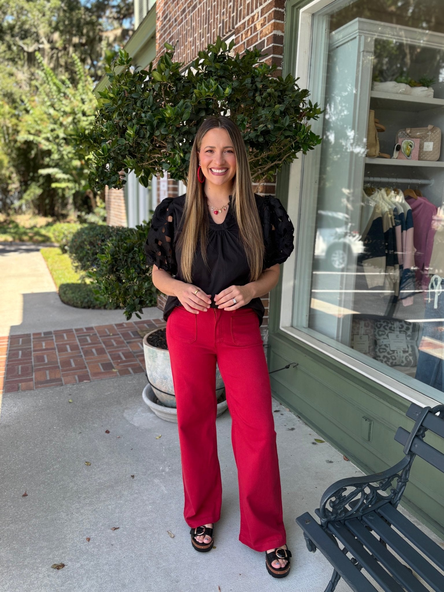 Jacklyn Top - Black - KJ Clothier