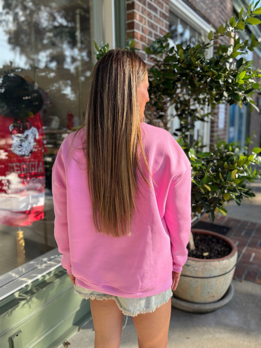 KJ CLOTHIER Sweatshirt - Pink - KJ Clothier