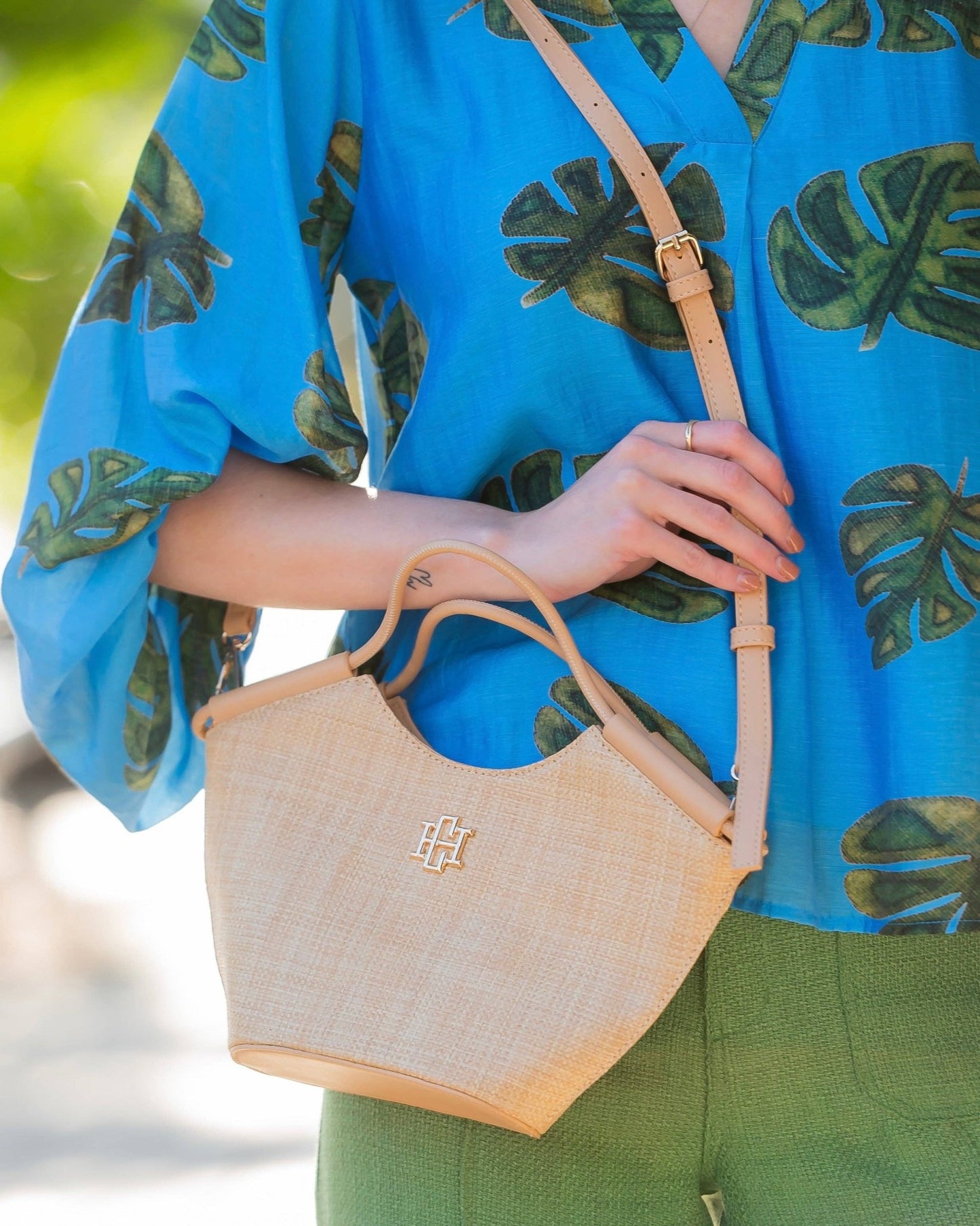 Leland Mini Tote Natural: Default - KJ Clothier