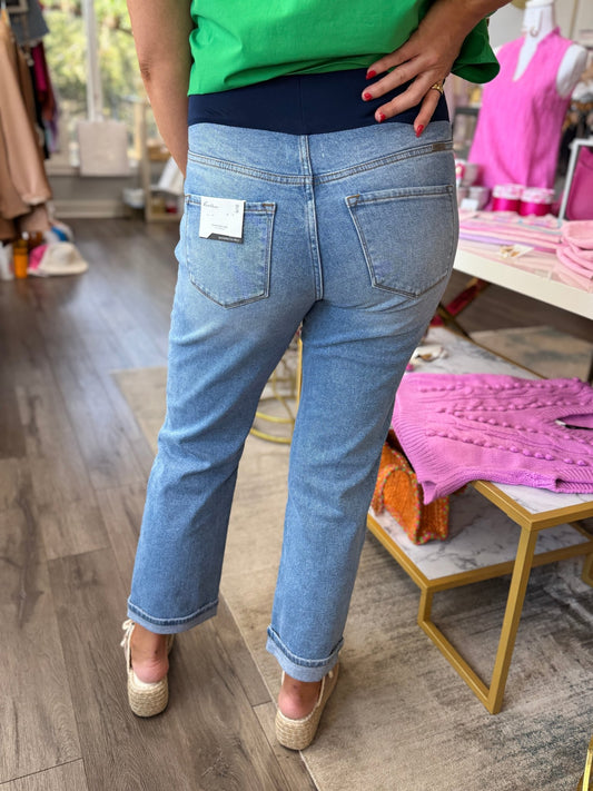 Mama Maternity Jeans - Medium Wash - KJ Clothier