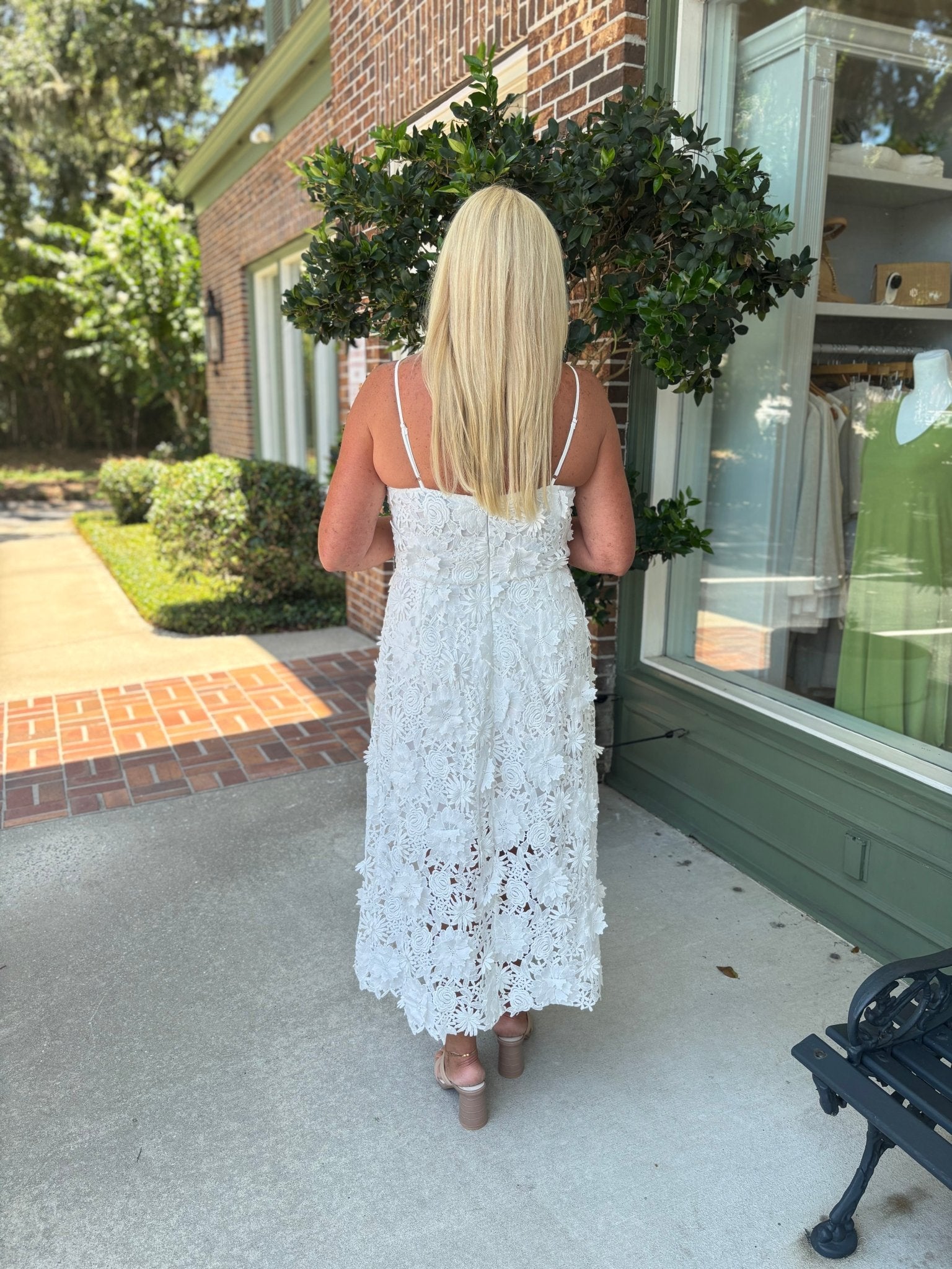 Marry Me Midi Dress - White - KJ Clothier