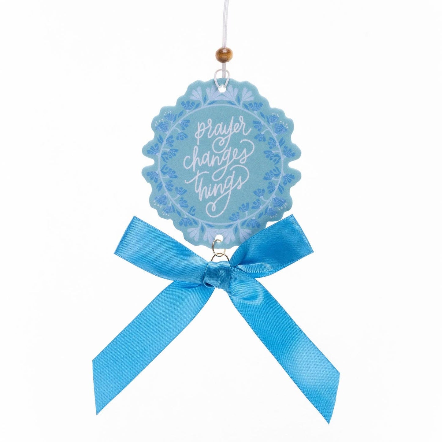 Mary Square - Air Freshener - Prayer Changes Things - KJ Clothier