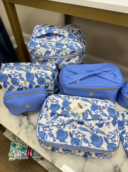 Mary Square - Make Me Blush Bag - Porcelain Vines - KJ Clothier