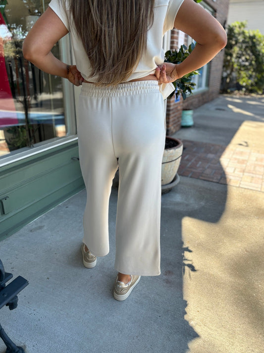 Mary Square - Sabrina Pant - Sand - KJ Clothier