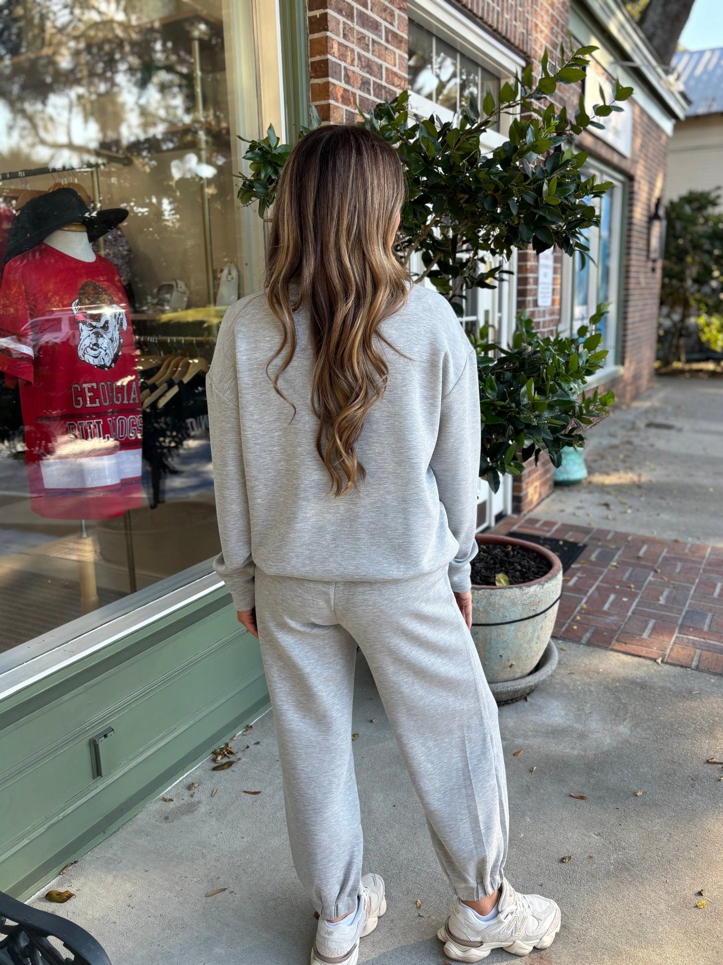 Milly Mock Neck Modal Pullover - Heather Gray - KJ Clothier