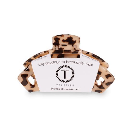Open Hair Clip | Medium | Blonde Tortoise - KJ Clothier