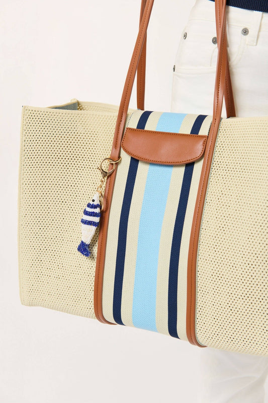 Shiraleah - Fish Beaded Bag Charm - KJ Clothier