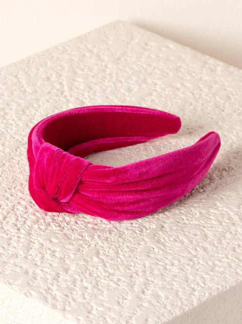 Shiraleah - Knotted Velvet Headband - 7 Colors - KJ Clothier
