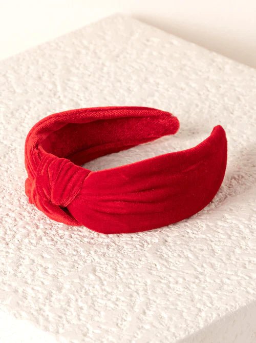 Shiraleah - Knotted Velvet Headband - 7 Colors - KJ Clothier