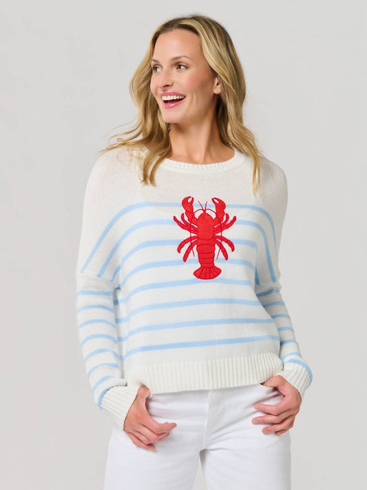 Shiraleah - Lobster Relaxed Sweater - KJ Clothier