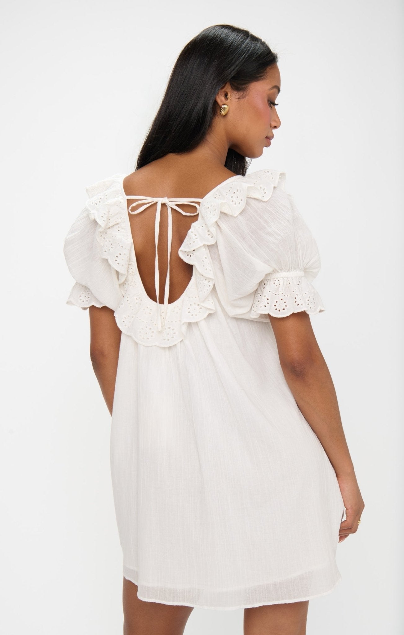 Show Me Your MuMu - Toulouse Dress - White Eyelet - KJ Clothier