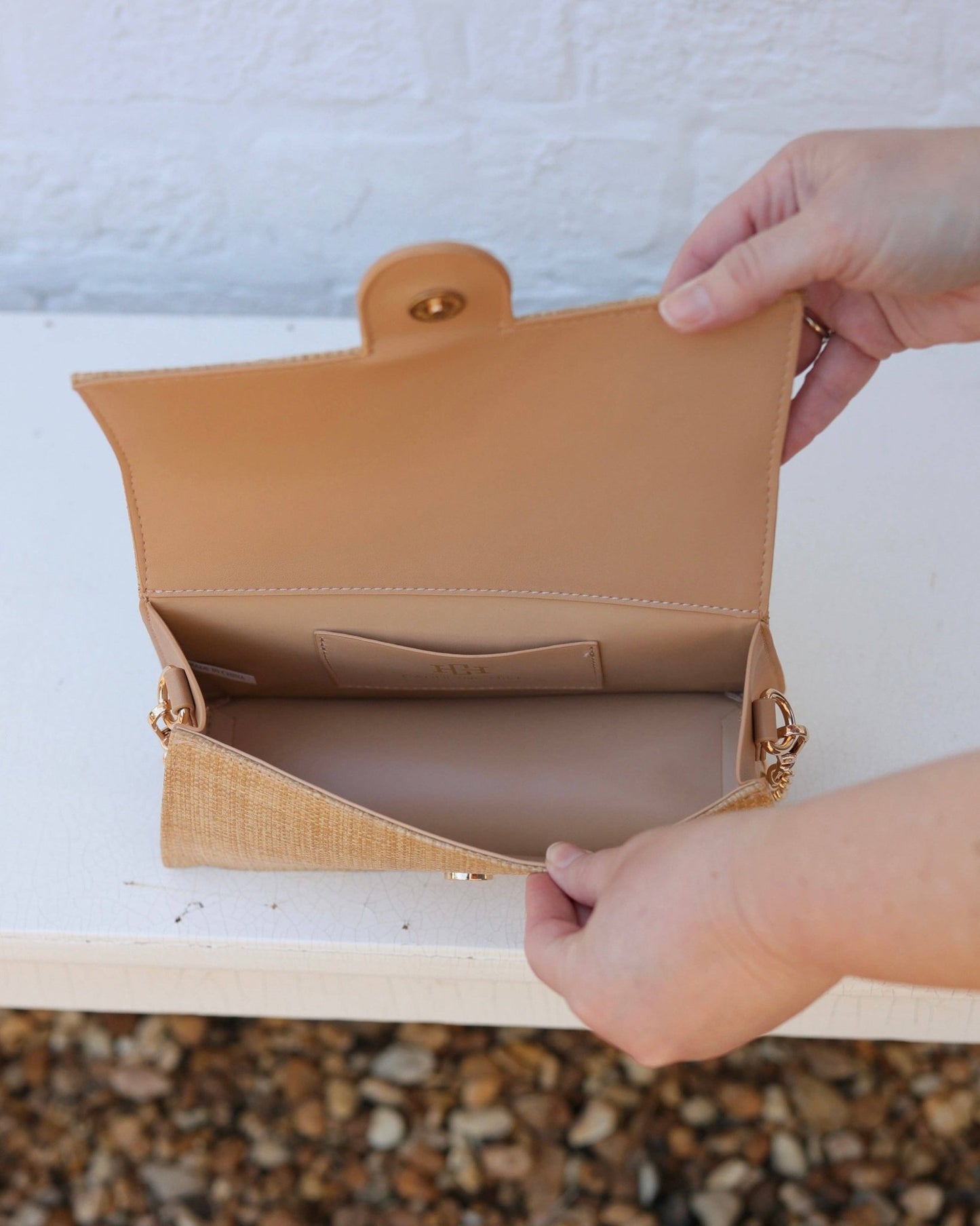 Waverly Clutch - Natural - KJ Clothier