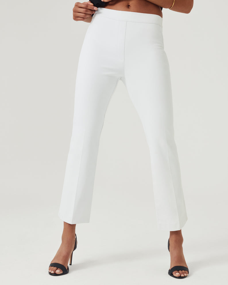 SPANX - On-the-Go Kick Flare Pant - Ultimate Opacity - Classic White – KJ  Clothier