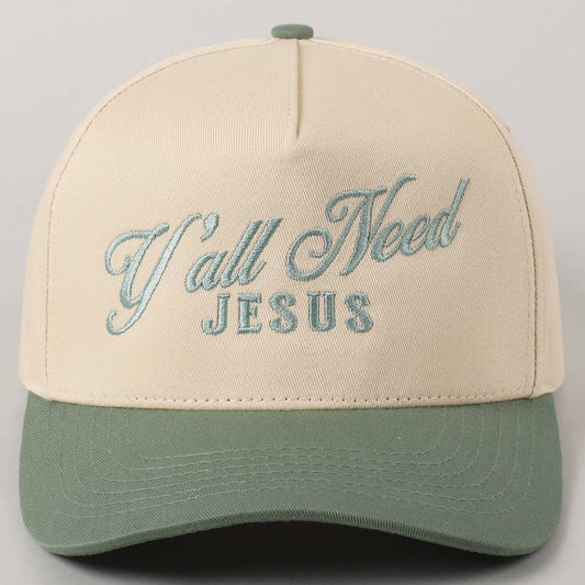 Y'all Need Jesus Hat - KJ Clothier